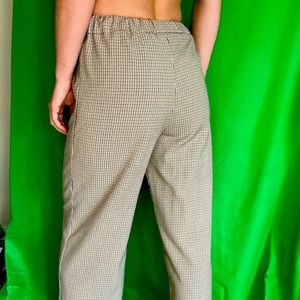 plaid pants. Size S